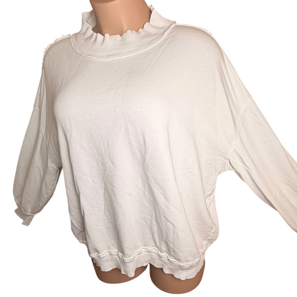 Free People We The Free Palm Springs Pullover Clean Ivory XL NWOT